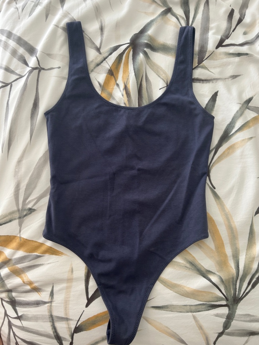 Wilfred Free Blue Scoop Neck Bodysuit